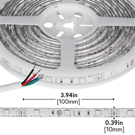 Outdoor LED Light Strips with RGB LEDs - Weatherproof LED Tape Light with 9 SMDs/ft. - 3 Chip ...