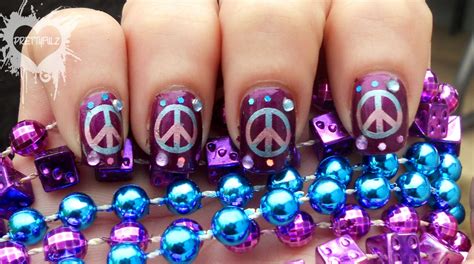 Prettyfulz: Peace Sign Nail Art Design & Poll Results