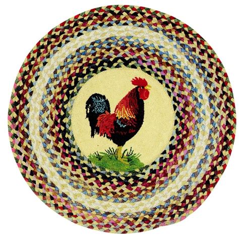 Capel Clarendon Ella's Rooster Braided Rug - 0610-100 | Rooster rugs, Capel rugs, Rooster ...
