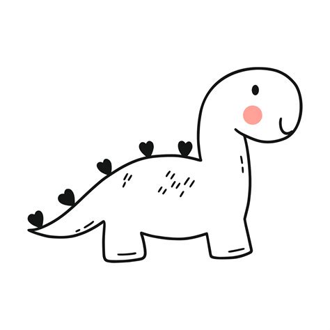 Cute Baby Dinosaur Drawings