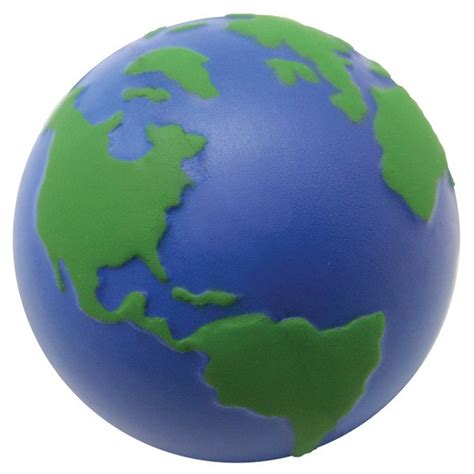 Earth Globe Stress Relief Squeezie Ball | Custom Stress Balls in Bulk