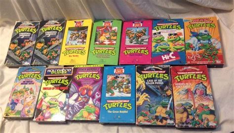 TMNT Teenage Mutant Ninja Turtles Vhs Tape Lot Of 13 FHE 1980s 90s | #1808358802