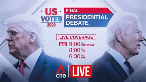 US election 2020: Final presidential debate between Trump and Biden ...