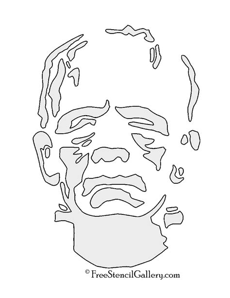 Printable frankenstein pumpkin carving pattern template free download | Funny Halloween Day 2020 ...