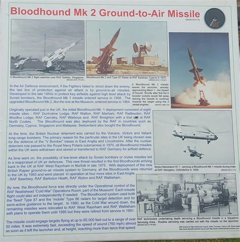 Bloodhound Mk.II Ground-to-Air Missile, RAF Air Defence Ra… | Flickr