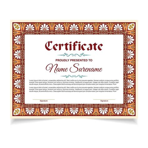 Certificate or diploma design 20820906 Vector Art at Vecteezy