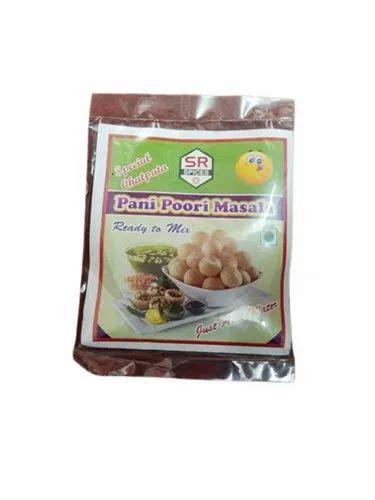 SR Spices Pani Poori Masala, Packaging Size: 50 g, Packaging Type ...