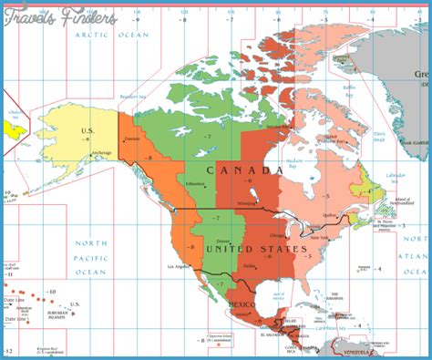 England Time Zone Map - TravelsFinders.Com