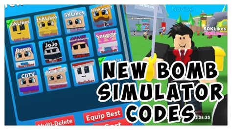 ALL NEW 27 OP Bomb Simulator Codes🔥 Bomb Simulator JULY 2020 Codes ...