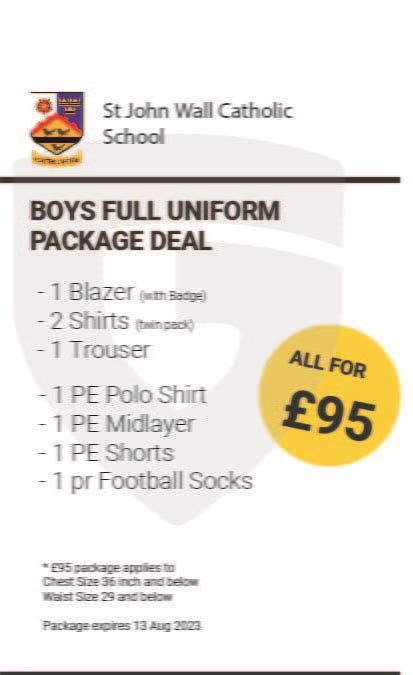 St John Wall Boys Full Uniform Package - Gogna Schoolwear and Sports