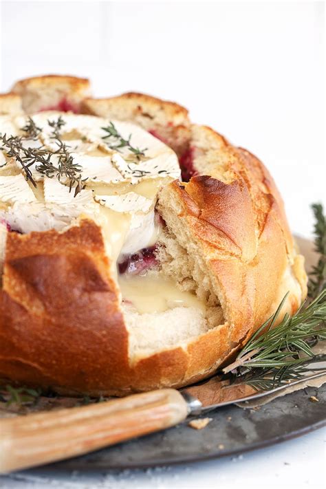 Cranberry Camembert Bread Bowl - Seasons and Suppers