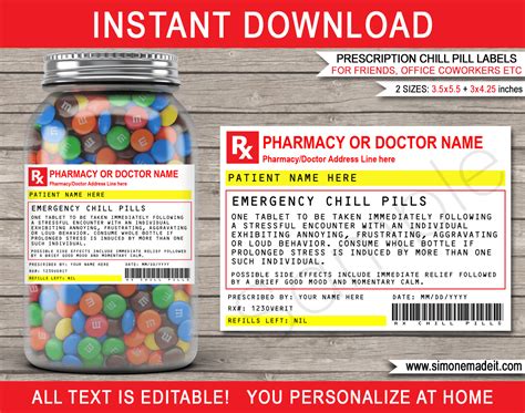 Chill Pills Printable - Printable Word Searches