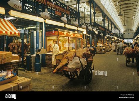 Smithfield Market circa 1982 Most meat for London went through the wholesale meat market of ...