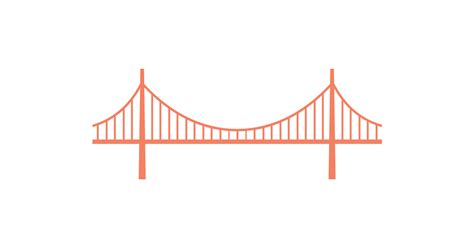 Transparent Golden Gate Bridge Clipart