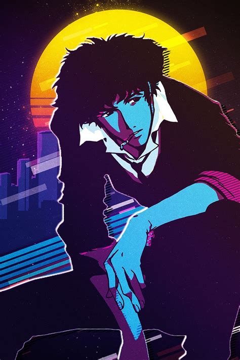 'Spike' Poster by 80sRetro | Displate | Cowboy bebop, Cowboy bebop wallpapers, Cowboy bebop anime