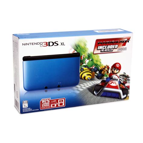 Nintendo 3DS XL (with Mario Kart 7 Blue Edition Pre-Installed)