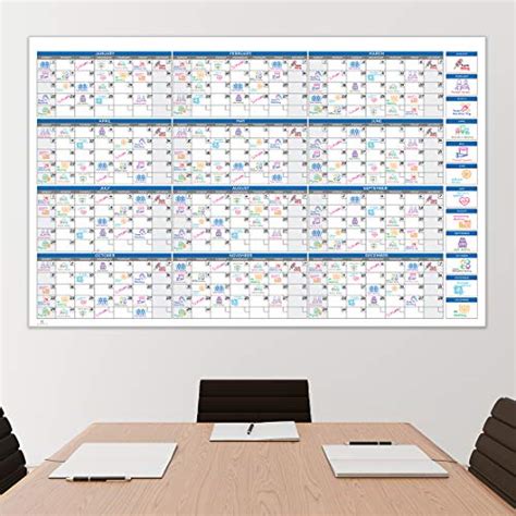 Large Dry Erase Yearly Calendar - Printable Calendar 2023