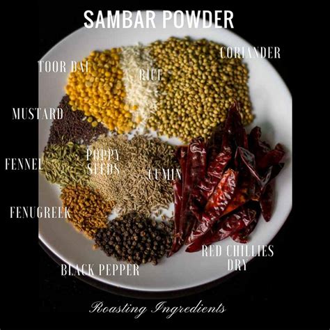 Homemade Sambar Powder -Tamil Style Sambar Powder Recipe