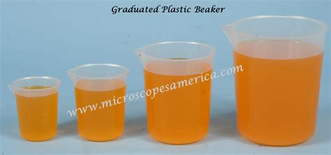 Graduated Plastic Beakers and Graduated Plastic Cylinders