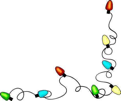 Download Christmas Lights Border Transparent - Transparent Christmas ...