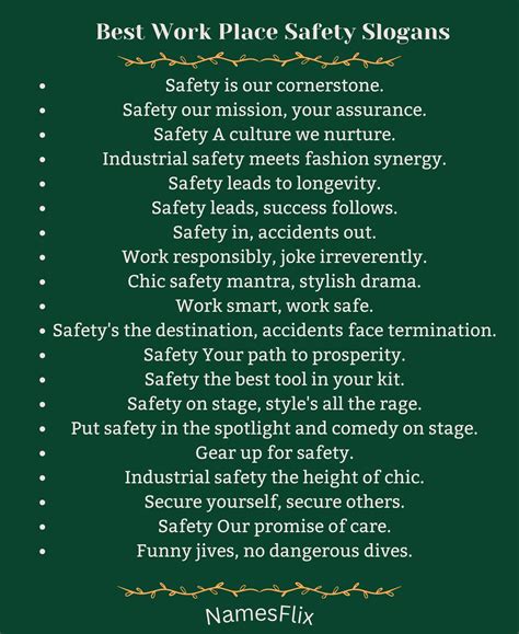 610+ Industrial Safety Slogans that Really Commands Attention