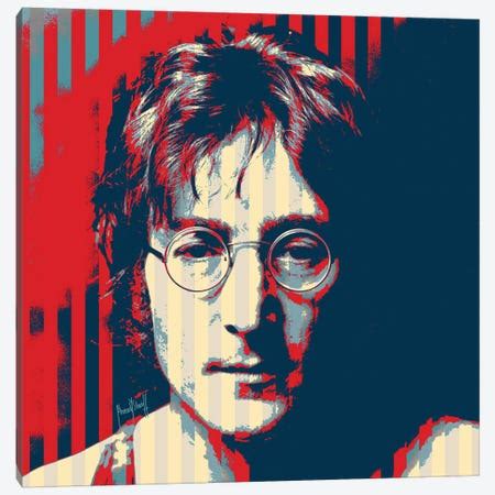 John Lennon Peace Sign Canvas Art by Radio Days | iCanvas