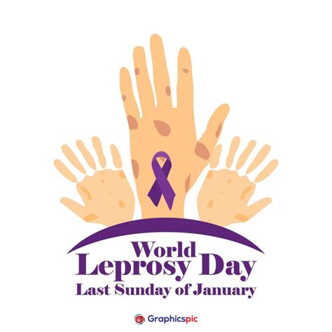 Vector Illustration of World Leprosy Day. Suitable for greeting card ...