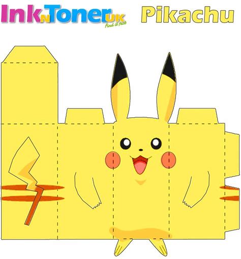 Pikachu Paper Craft - Inkntoneruk BlogInkntoneruk Blog | 3d paper ...