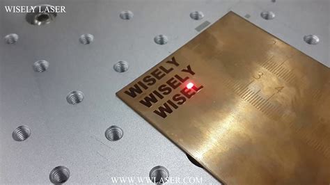 Laser Engraving Machine, Darken Copper, metal laser engraving - YouTube