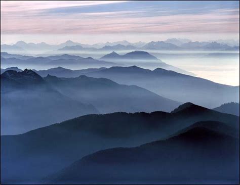 Mountains In Fog - Lee Mann Photography