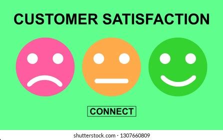 Illustration Customer Satisfaction Concept Stock Illustration 1307660809 | Shutterstock