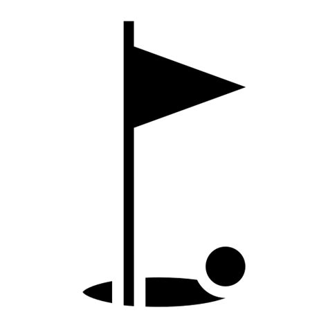 Golf flag icon | Game-icons.net