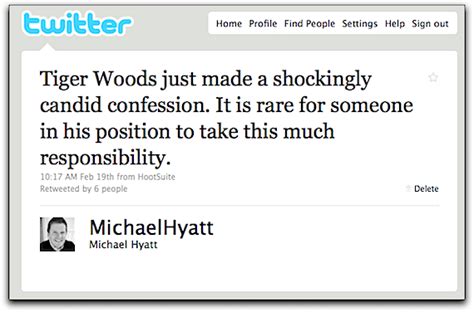 What Does Tiger Wood’s Apology Require of You? - Michael Hyatt