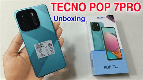 Tecno Pop 7pro Unboxing And First Impression || Tecno Pop 7pro Camera Test , Features, 5000m🔋 ...