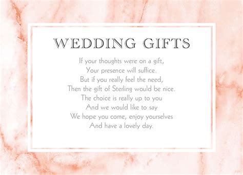 Wedding Invitation Money Gift Poem | My XXX Hot Girl