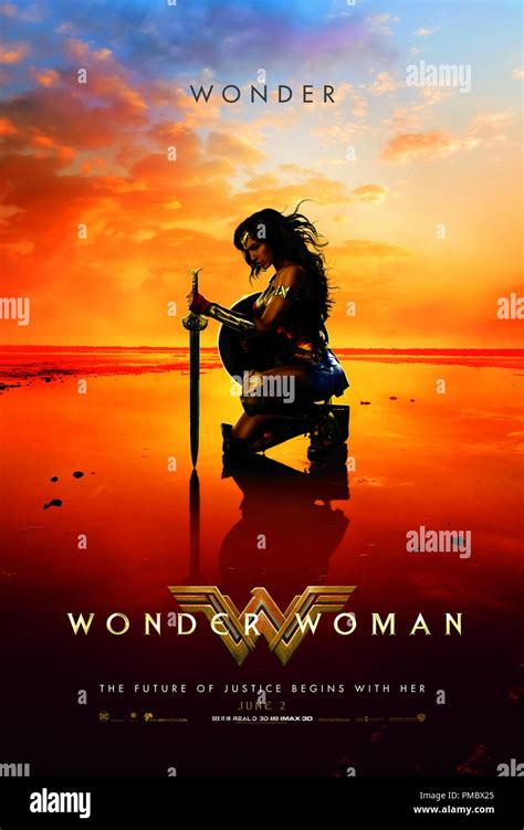 "Wonder Woman" (2017) Poster Stock Photo - Alamy