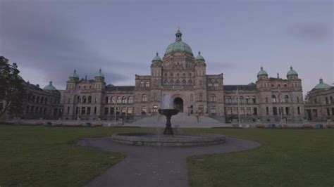 Legislative Assembly British Columbia Capital City Stock Footage Video ...