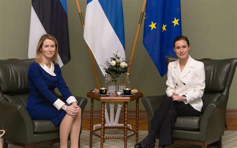 Estonian PM Kallas meets Finnish counterpart Sanna Marin in Helsinki ...