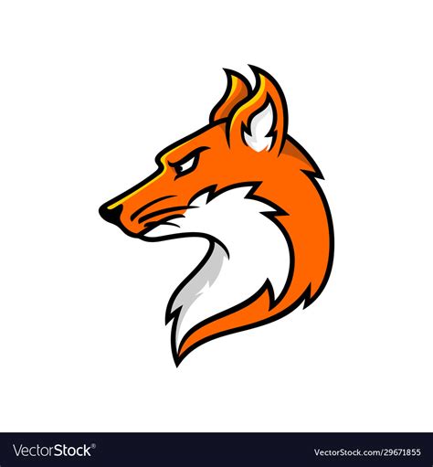 Logo fox Royalty Free Vector Image - VectorStock