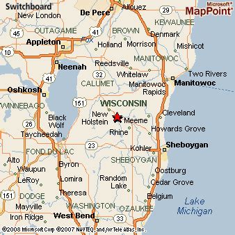 Kiel, Wisconsin Area Map & More