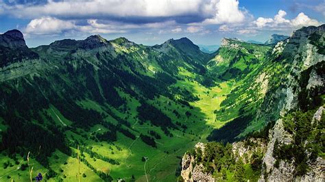 HD wallpaper: Bernese Alps, Scenery, Switzerland, 4K, Justis Valley | Wallpaper Flare