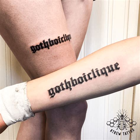 Tattoo uploaded by KTREW Tattoo • Gothboiclique Tattoo by Kirstie Trew ...