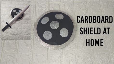 How to make Cardboard shield//DIY shield making tutorial - YouTube