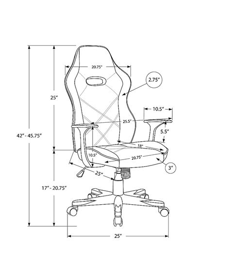 Mourovia Red Gaming Chair