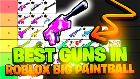 The BEST Roblox Big Paintball Guns This Year - YouTube