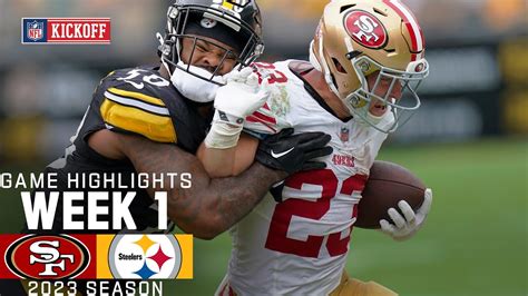 San Francisco 49ers vs. Pittsburgh Steelers Game Highlights | NFL 2023 ...