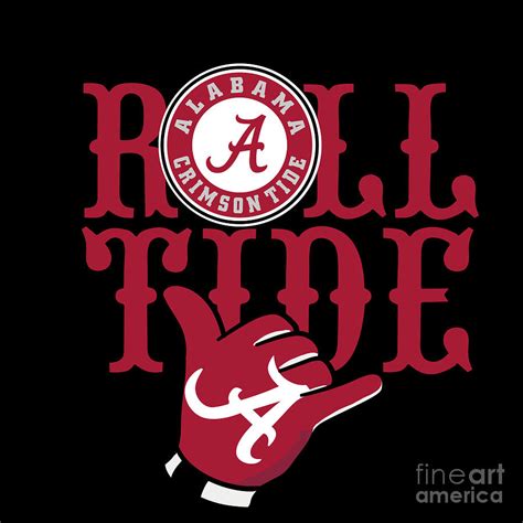 Roll Tide Drawing by Sergeant Swagger - Fine Art America