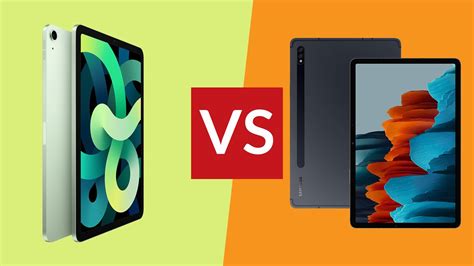 Apple iPad Air (2020) vs Samsung Galaxy Tab S7+: which mid-range tablet ...