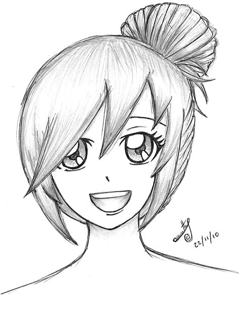 Beginner Anime Drawing at GetDrawings | Free download