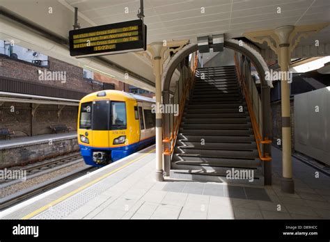 London Overground East London Railway Surrey Quays Station Stock Photo - Alamy